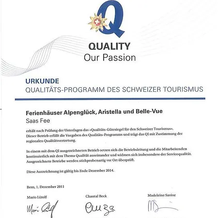 Haus Aristella * サース フェー